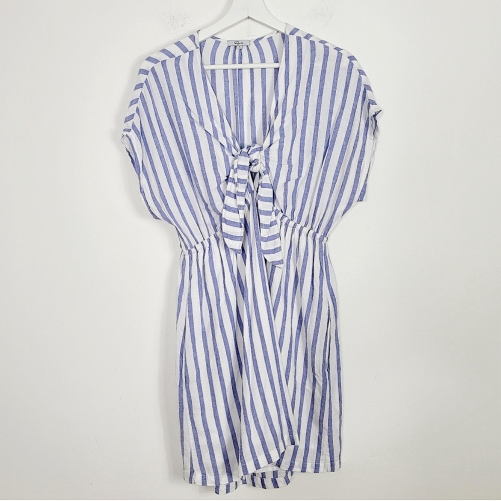 Rails Stripe Front Self Tie Mini Casual Dress - image 5